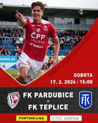 Fotbalový klub Pardubice uvedl deset důvodů, proč jít na Teplice! V sobotu 17. února