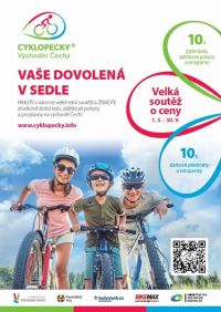 Užijte si super cyklistické vyjížďky a přitom soutěžte o horské kolo či zajímavý pobyt. Cylopecky Východní Čechy 2023 jsou tady