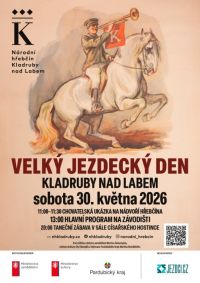 Ukázku starokladrubských koní, kočárový rej i uherskou poštu nabídne Velký jezdecký den