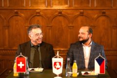 Pardubice navštívil švýcarský velvyslanec Urs Bucher a spisovatel Peter Stamm