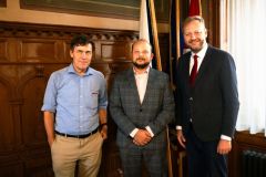 Pardubice navštívil švýcarský velvyslanec Urs Bucher a spisovatel Peter Stamm