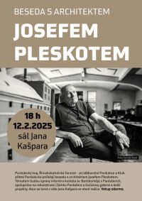 Do Pardubic přijede besedovat Josef Pleskot, významná osobnost české architektury