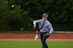 Prezident Pavel symbolickým nadhozem odstartoval nový nadační fond Homerun. Pardubický kraj navštívil i s první dámou