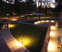 Nově revitalizovaný park v Ústí nad Orlicí je krásným místem k odpočinku a procházkám a nově i letním kinem