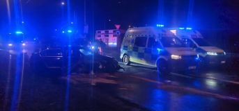 Při nehodě osobního auta v Pardubicích utrpěli tři lidé zranění