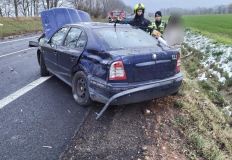 Nehoda čtyř aut se zraněním osob uzavřela silnici I/35 z Moravské Třebové směrem na Hřebeč