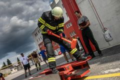 Obrazem: Marek Víšek z Pardubického kraje vyhrál v soutěži o nejtvrdšího hasiče, bodovali i další borci z kraje