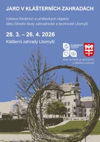 Nenechte si ujít floristické výtvory studentů v Klášterních zahradách v Litomyšli