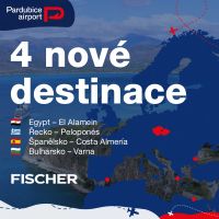 Z letiště Pardubice do dalších čtyř nových dovolenkových destinací