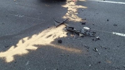 Osobní auto havarovalo u Třebovic, projíždějte tudy opatrně