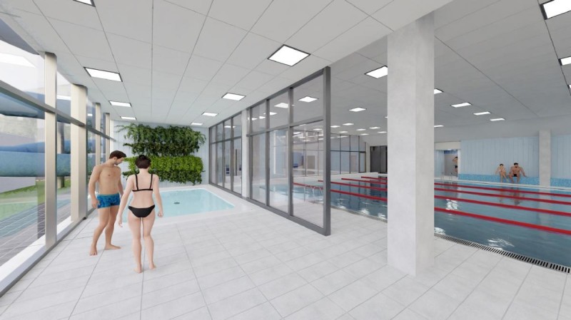 návrh nového bazénu, foto zdroj Město Svitavy