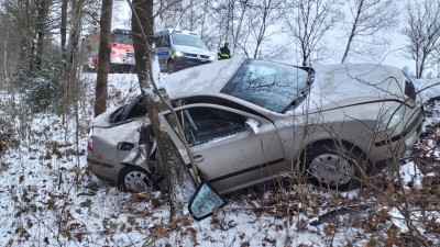 Obrazem: Počasí přispělo ke zvýšené nehodovosti