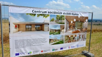 Začala výstavba Centra sociálních služeb v Holicích