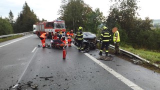 Tragická dopravní nehoda dnes dopoledne uzavřela silnici za Moravskou Třebovou