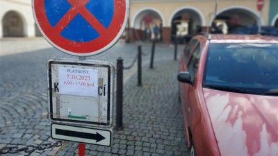 Pozor v České Třebové, provoz na Staré náměstí je omezen
