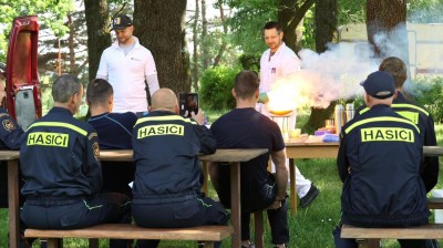 Školení hasičů chemiků na Seči (foto: HZS Pardubického kraje)