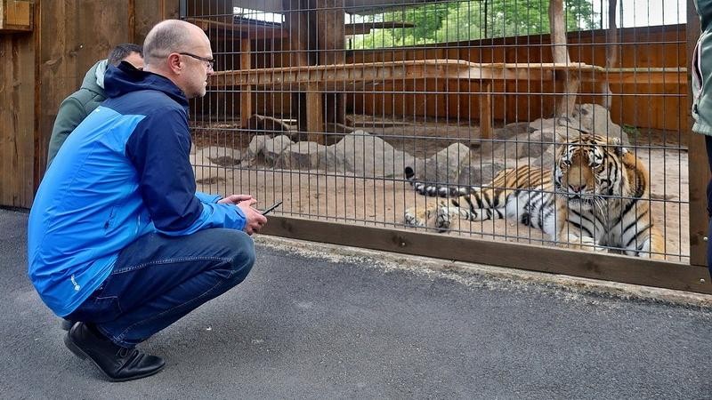 rodinný park navštívil také hejtman Pardubického kraje Martin Netolický, foto zdroj Pardubický kraj