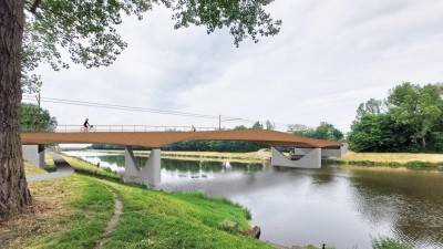 Takto bude vypadat nový most Kapitána Bartoše v Pardubicích. Přípravy výstavby již míří do finále