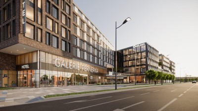 Hotel Marriot se stane součástí plánované Galerie Pernerka před pardubickým nádražím