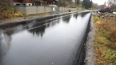 Silnice na Dolní Moravě, poškozená při povodních, je opět sjízdná