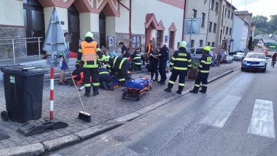 Šest zraněných osob si vyžádala nehoda v Jablonném nad Orlicí