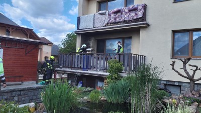 Všímavý muž zachránil sousedovi dům ve Slatiňanech