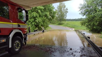 Mikuleč na Svitavsku. Foto: HZS Pardubického kraje