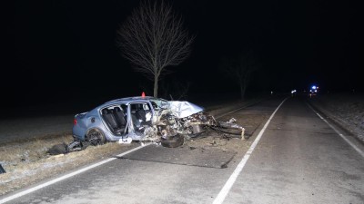 Policisté hledá svědky vážné nehody u Rozhovic k níž došlo na Valentýna večer