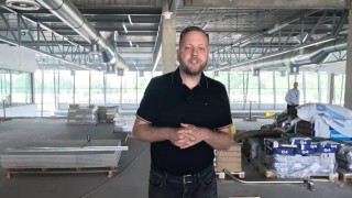 stavbou nového terminálu provází náměstek primátora Pardubic Jan Hrabal, zdroj Město Pardubice