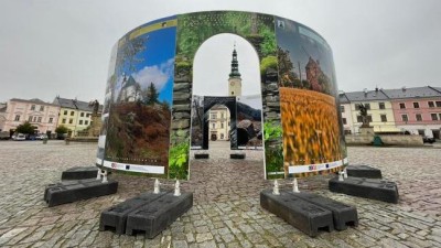 Putovní výstava GEOateliér Slezska zastavila na náměstí v Moravské Třebové