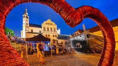 Open air festival Pernštejnlove, foto zdroj Zámek Pardubice