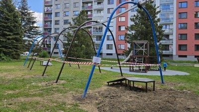 Dětská hřiště v Ústí nad Orlicí ožívají novinkami