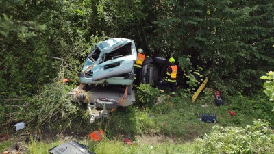 Při dopravní nehodě u obce Březová nad Svitavou se zranili tři lidé